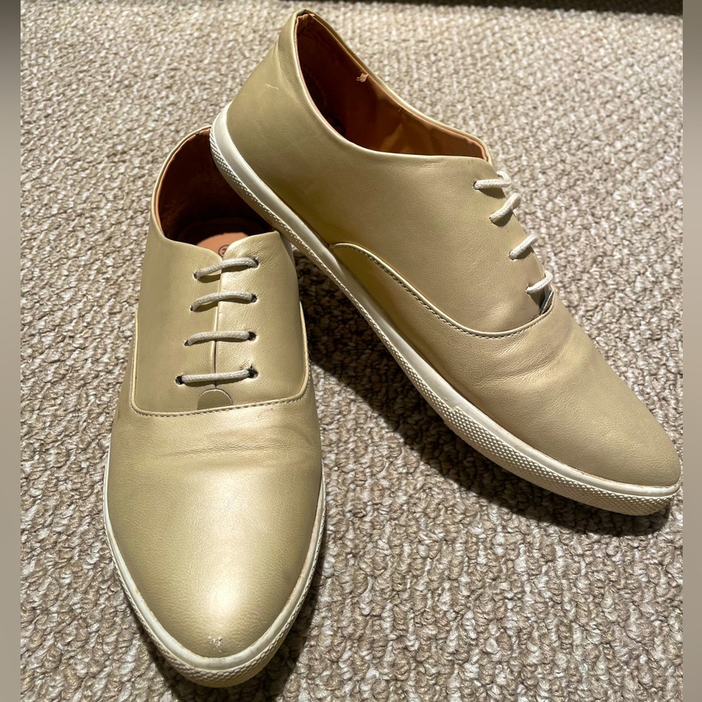 Light gold sneakers